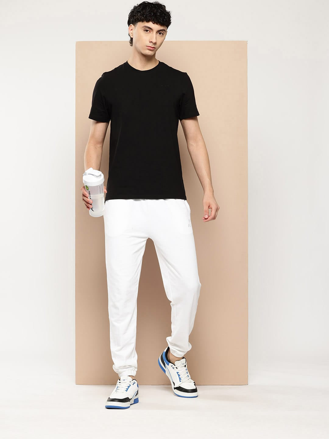 Cotton Flex Tee Shadow Black