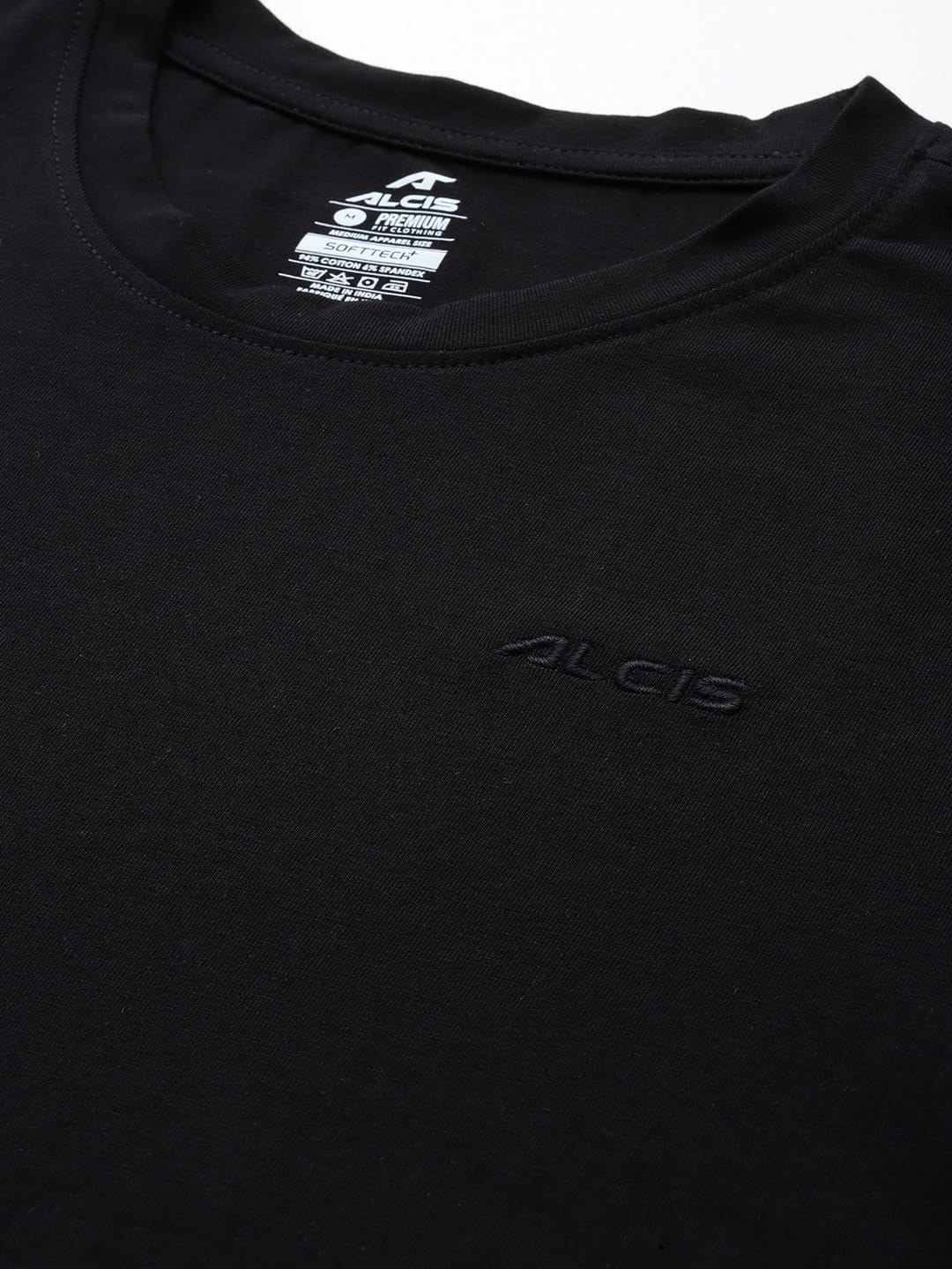 Cotton Flex Tee Shadow Black