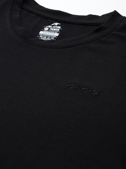 Cotton Flex Tee Shadow Black