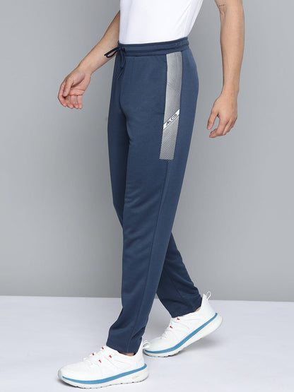 Alcis Men Navy Blue Solid Track Pants