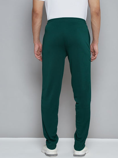 Alcis Men Green Solid Slim Fit Running Track Pants