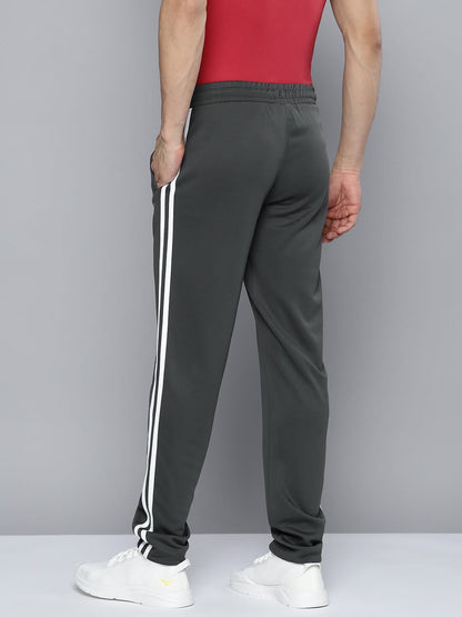 Alcis Men Grey Solid Track Pants