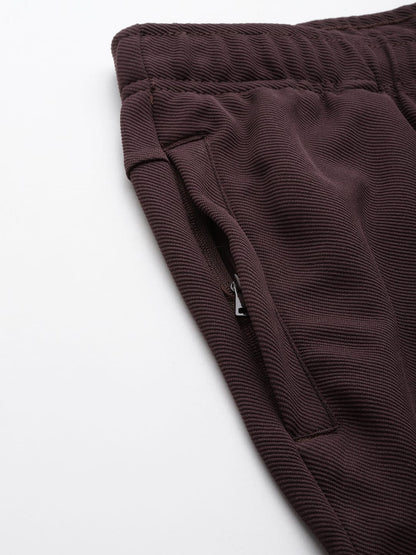 Alcis Men Solid Slim Fit Sports Track Pants