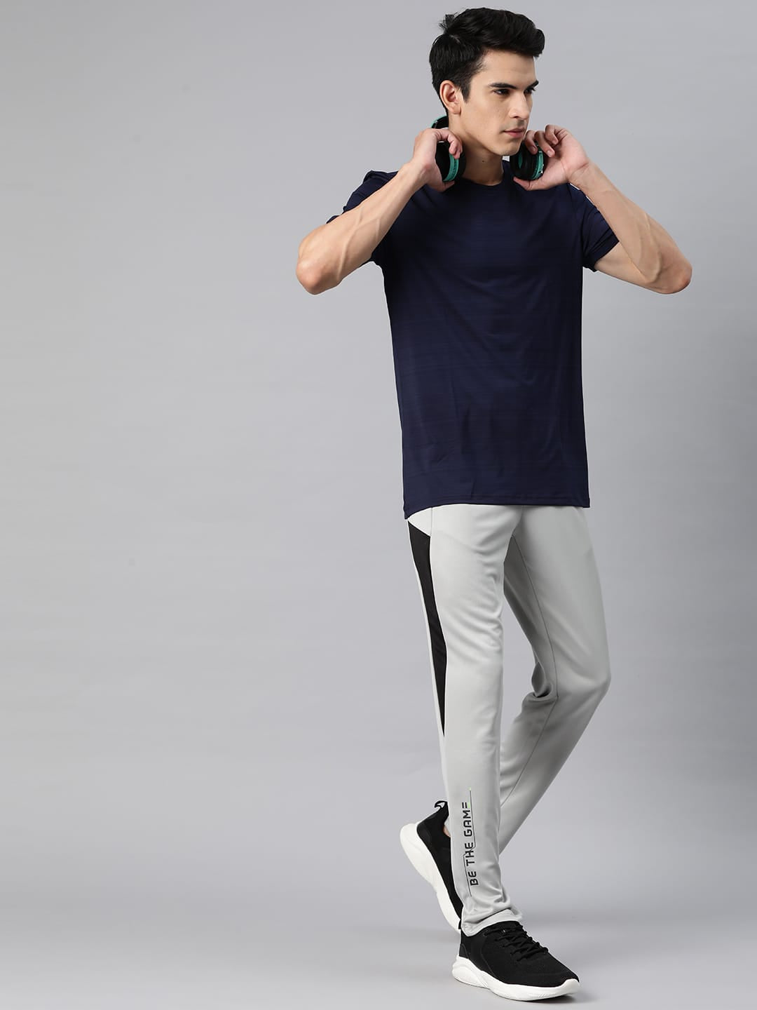 Alcis Men Solid Slim Fit Sports Track Pants