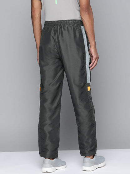 Alcis Men Grey Solid Track Pants