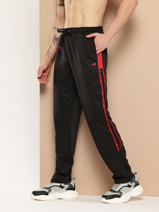 Alcis Men Black Colorblocked Pant