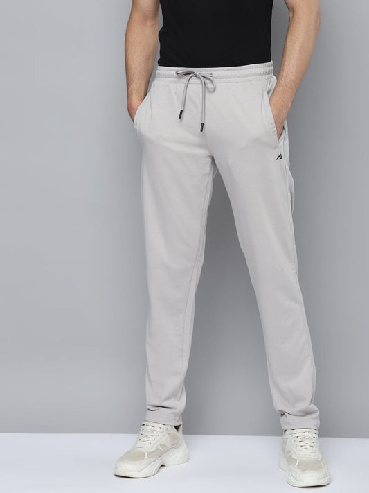 Alcis Men  Grey Slim Fit Solid Running Track Pants