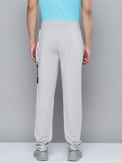Alcis Men Grey Typography Track Pants