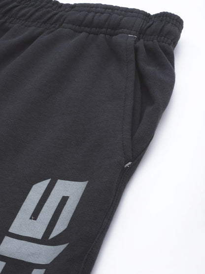 Alcis Men Black Slim Fit Track Pants