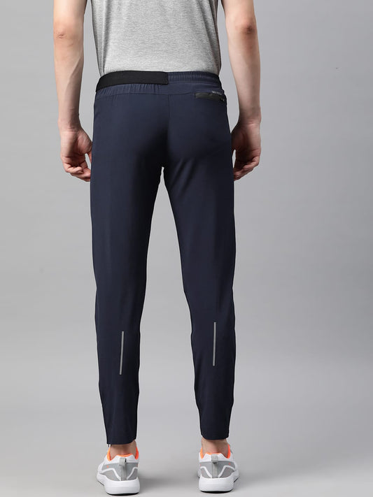 Alcis Men Dry Tech Slim Fit Sports Track Pants with Reflective Detail