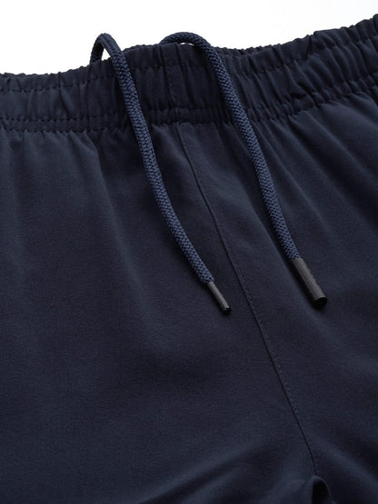 Alcis Men Dry Tech Slim Fit Sports Track Pants with Reflective Detail