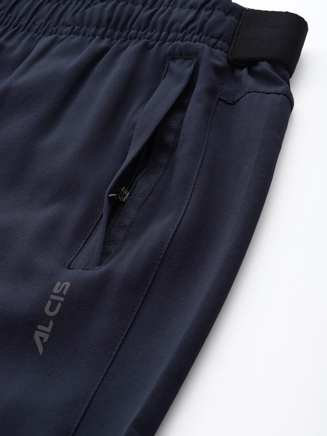 Alcis Men Dry Tech Slim Fit Sports Track Pants with Reflective Detail