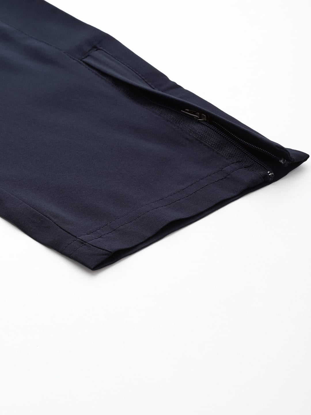 Alcis Men Dry Tech Slim Fit Sports Track Pants with Reflective Detail