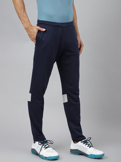 Alcis Men Graphic-Print Dress Blue Soft-Touch Athleisure Track Pants