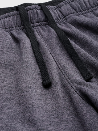 Alcis Men  Grey Colourblocked Slim Fit Running Track Pants