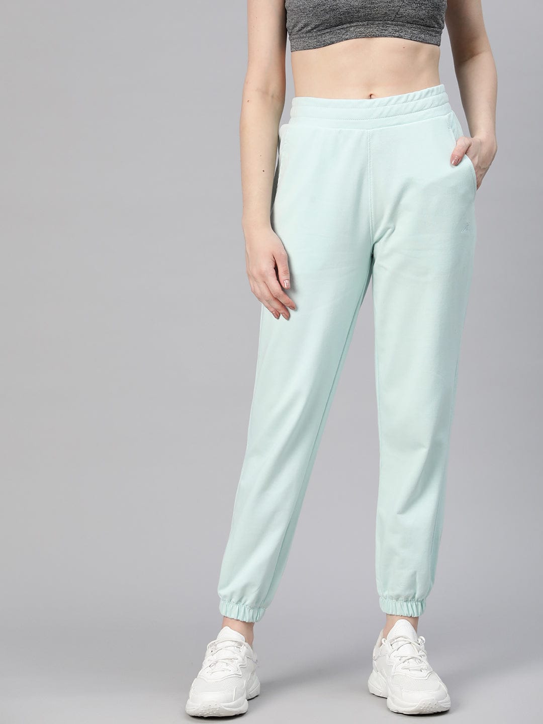 Alcis Women Solid Regular-Fit Joggers