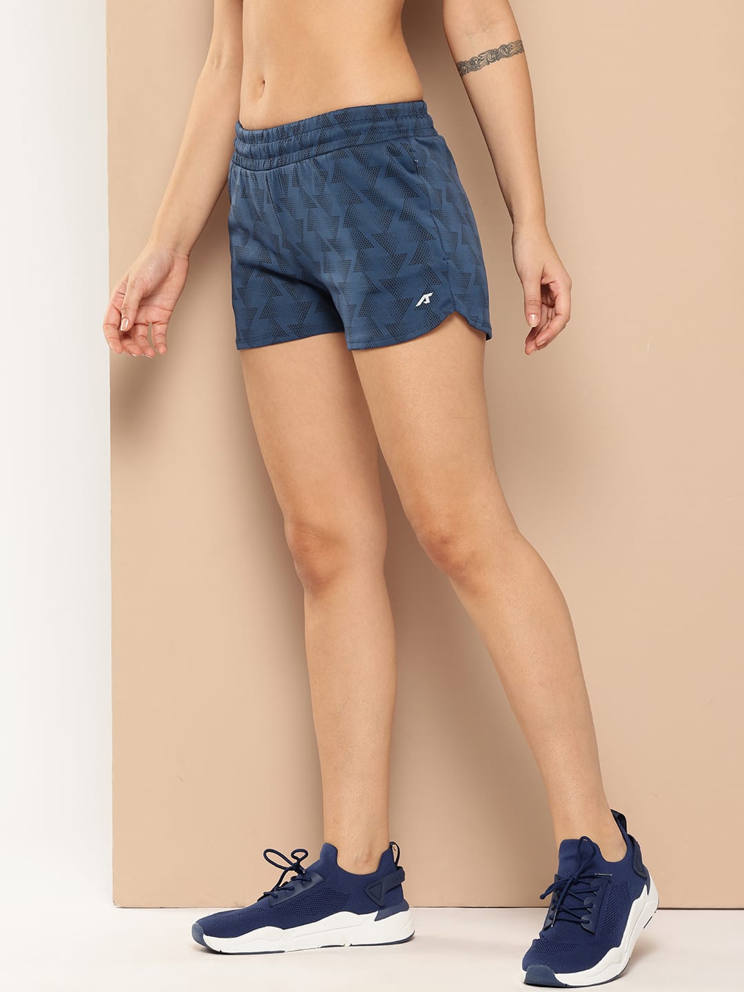 Alcis Women Printed Training or Sports Shorts