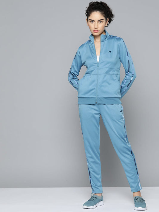Alcis Women Blue Solid Tracksuit