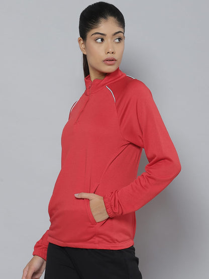 Alcis Women Red Sweatshirt