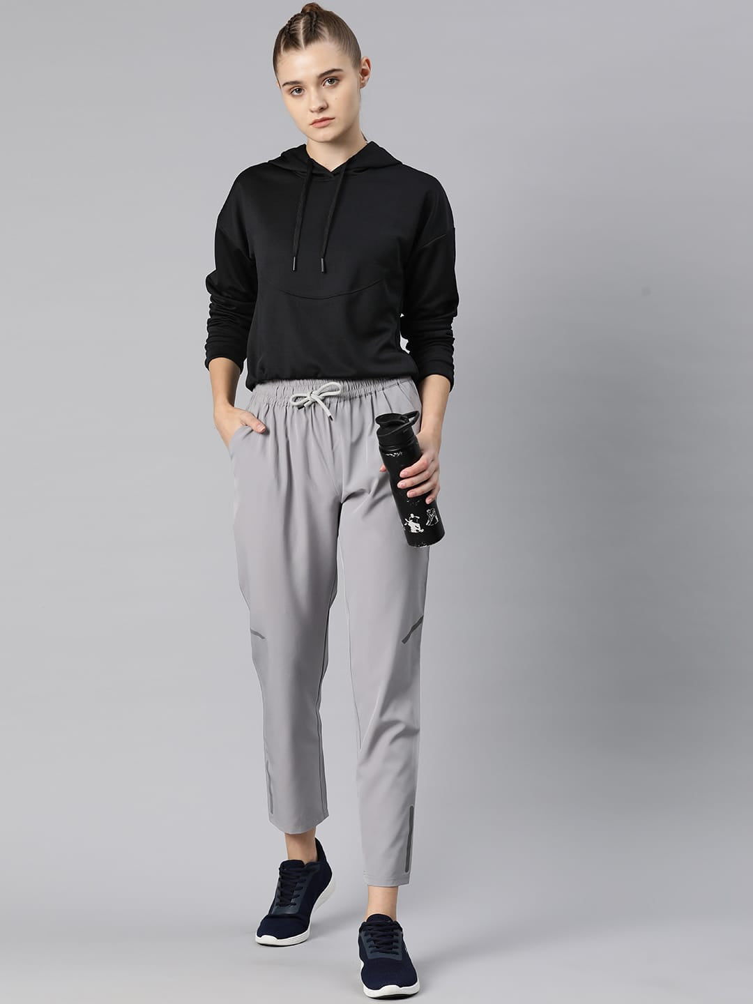 Alcis SwiftStride Crop Hooded Sweatshirt