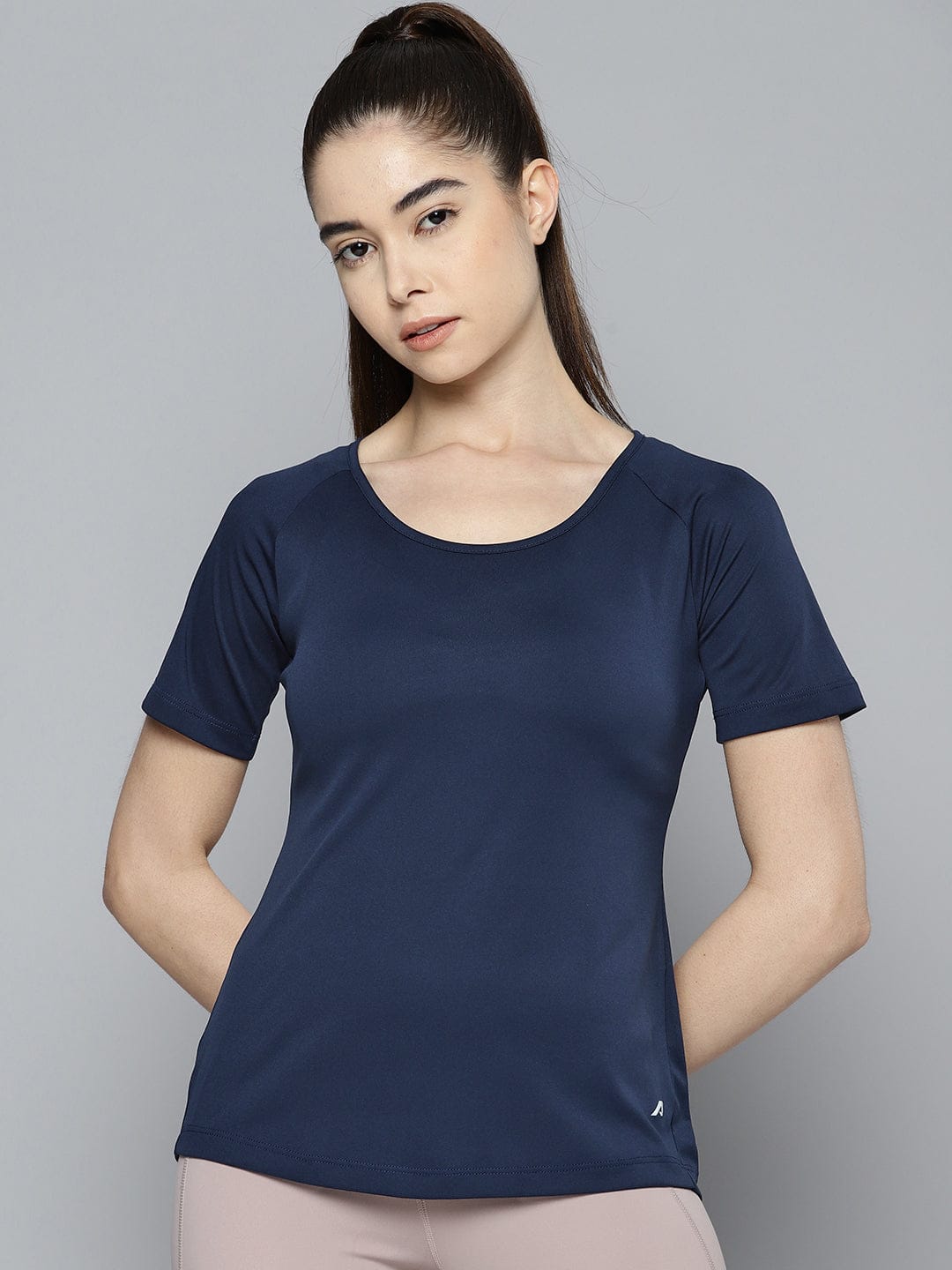 Alcis Women Anti Static Slim Fit Sports Wonder T-shirt