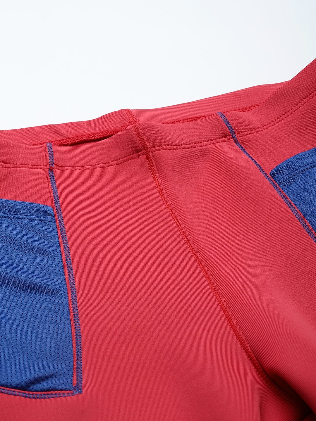 Alcis Women Red Solid High-Waist Tights