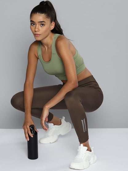 ALCIS Women Coffee Brown Solid Tights