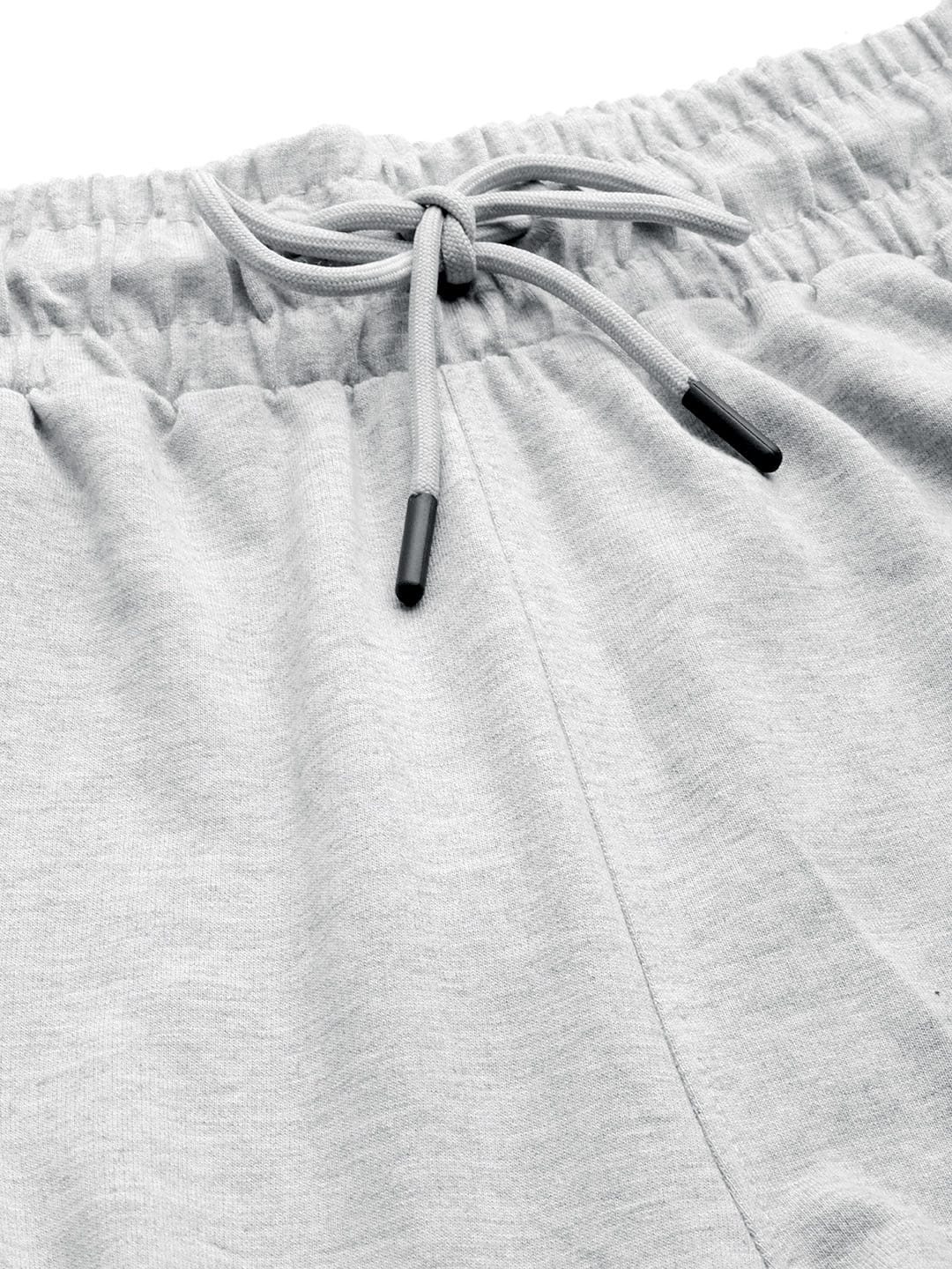 Alcis Women Grey Melange Solid Slim-Fit Training Joggers with Side Taping