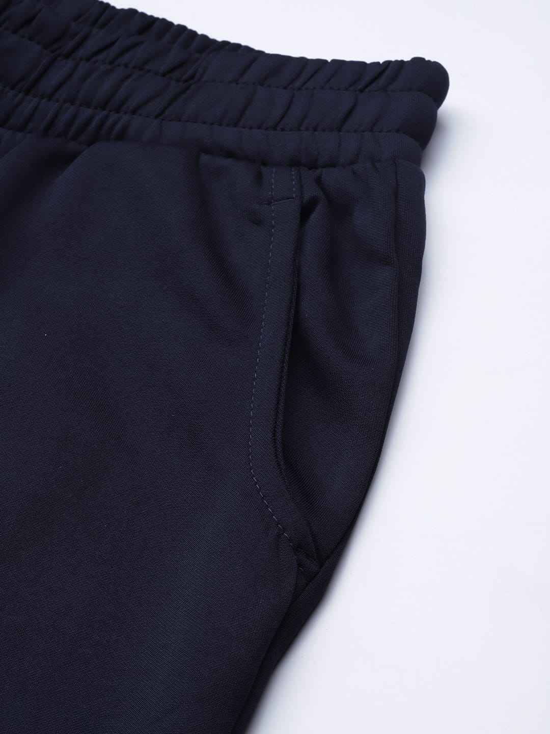ALCIS Women Navy Blue Solid Track Pants