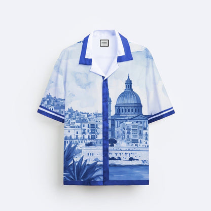 Amalfi Coast Italy Resort Collar Shirt