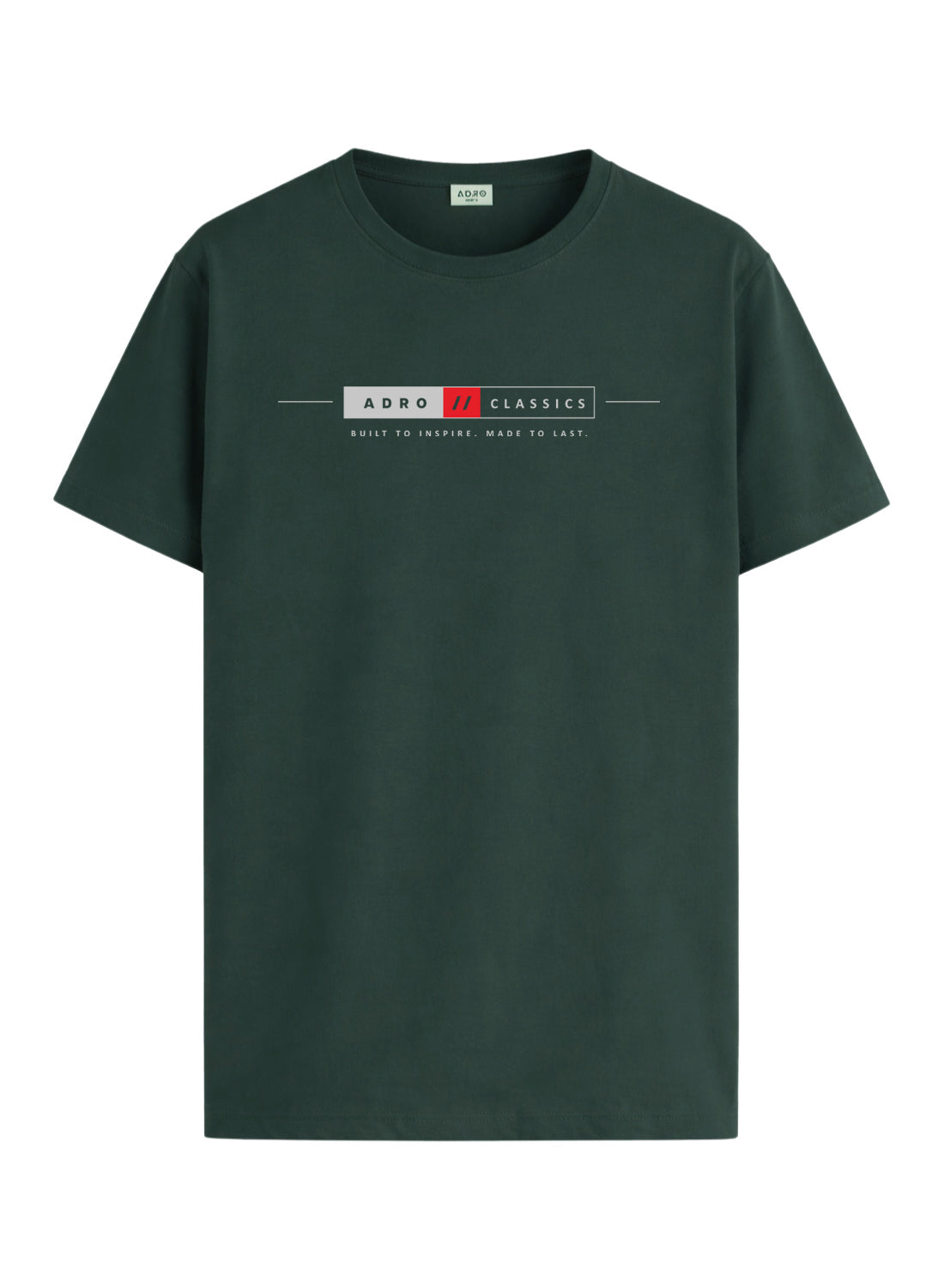 ADRO Mens Summer T-Shirt | Classic Heritage Printed Cotton Tshirt | Regular Fit Casual T-Shirts | Stylish Summer Tshirts
