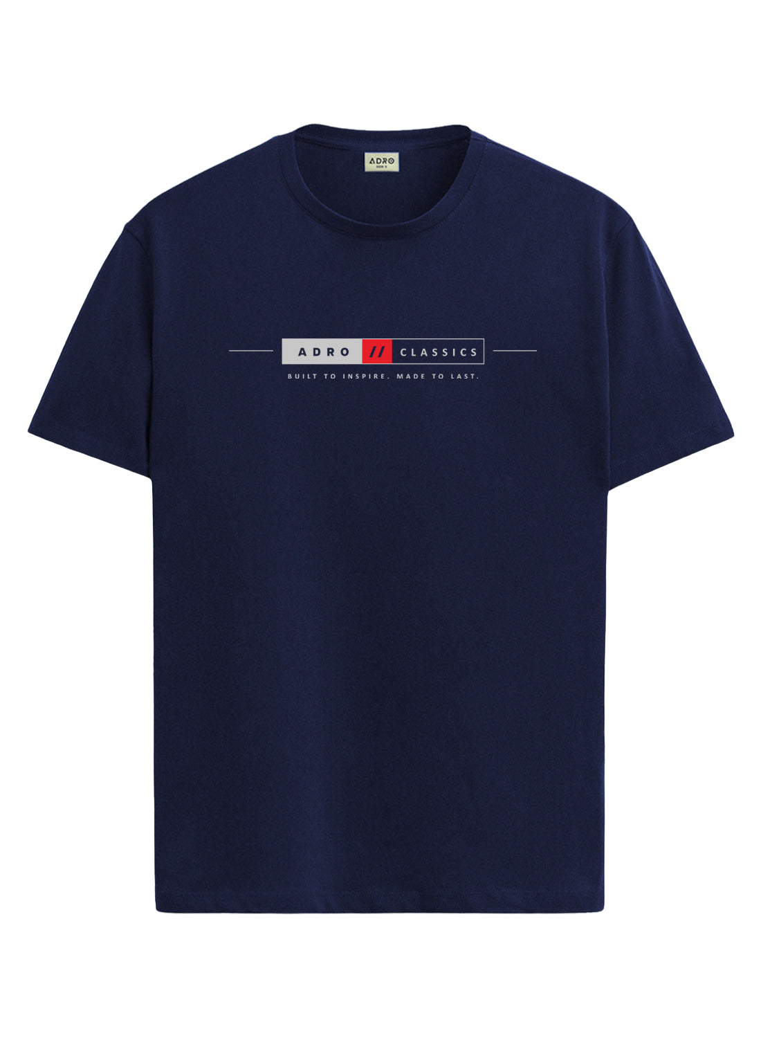 ADRO Mens Summer T-Shirt | Classic Heritage Printed Cotton Tshirt | Regular Fit Casual T-Shirts | Stylish Summer Tshirts