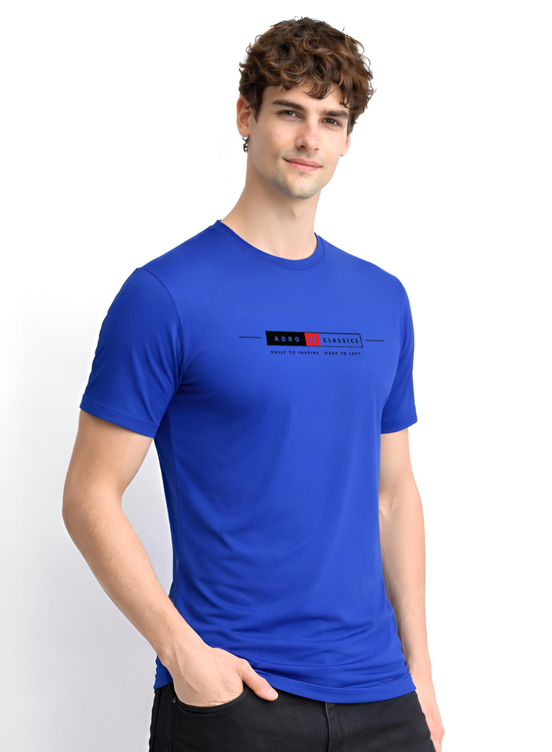 ADRO Mens Summer T-Shirt | Classic Heritage Printed Cotton Tshirt | Regular Fit Casual T-Shirts | Stylish Summer Tshirts
