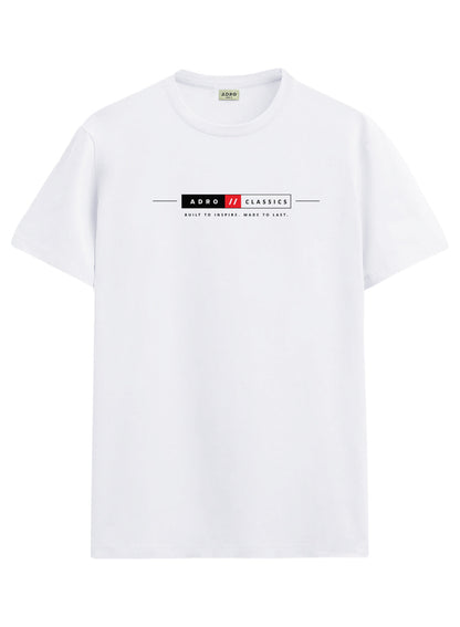 ADRO Mens Summer T-Shirt | Classic Heritage Printed Cotton Tshirt | Regular Fit Casual T-Shirts | Stylish Summer Tshirts