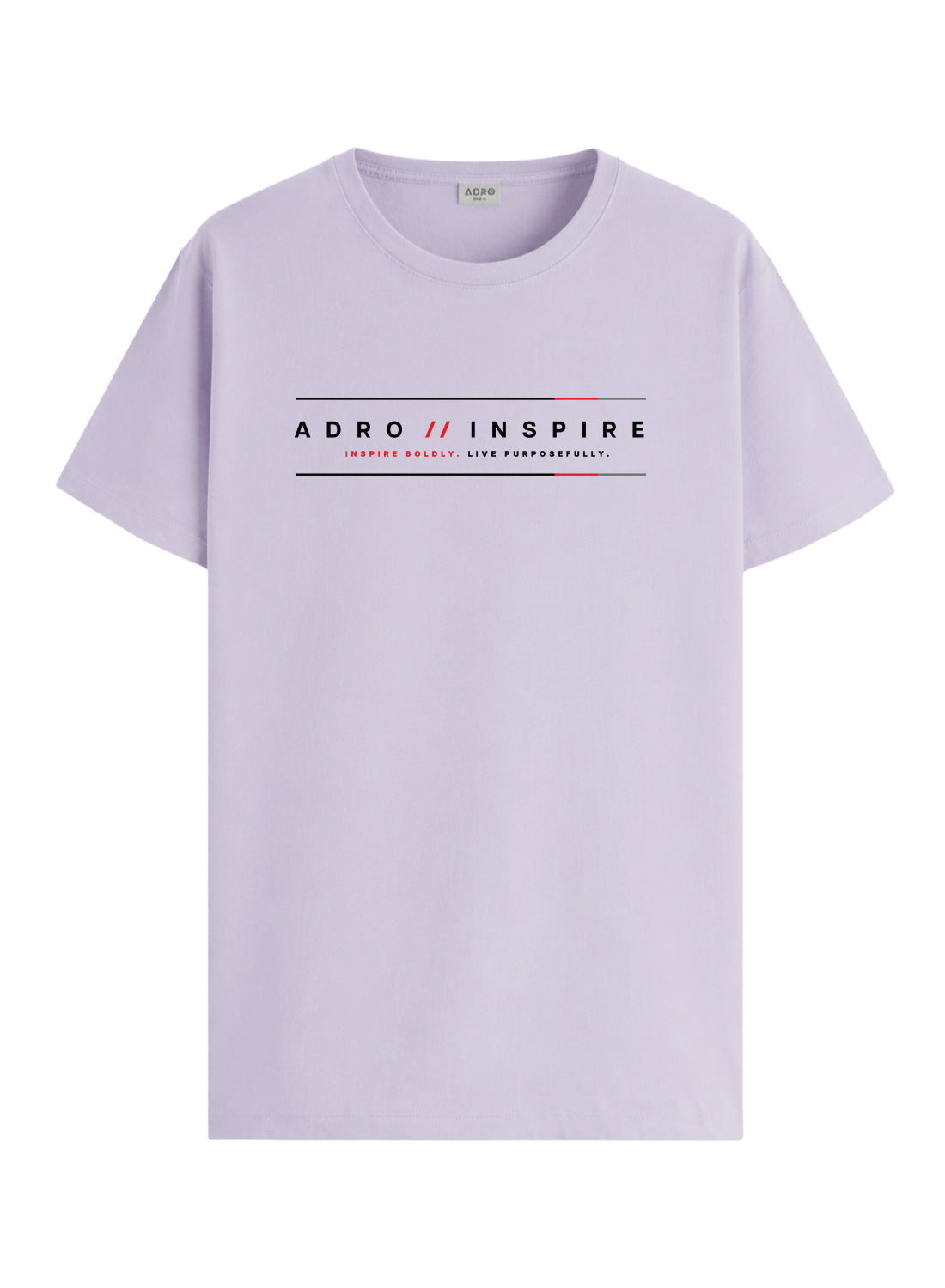 ADRO Mens Inspire Signature Printed T-Shirt for Men | Cotton Printed Tshirt | Regular Fit Casual T-Shirts | Summer Tshirts