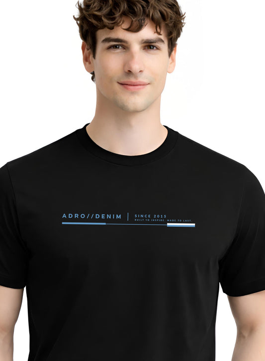 ADRO Mens Printed T-Shirt| Cotton Printed Tshirt for men| Regular Fit Casual T-Shirts | Premium Summer Tshirts