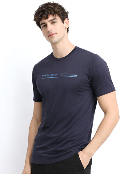 ADRO Mens Printed T-Shirt| Cotton Printed Tshirt for men| Regular Fit Casual T-Shirts | Premium Summer Tshirts