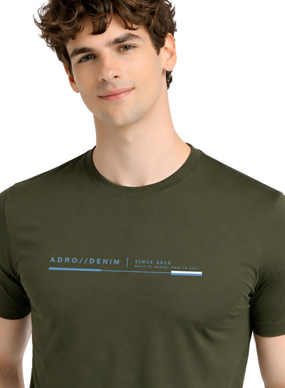 ADRO Mens Printed T-Shirt| Cotton Printed Tshirt for men| Regular Fit Casual T-Shirts | Premium Summer Tshirts