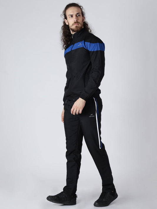 Alcis Mens Printed-Black Tracksuit-S-Black AFW16TTSK0011-S