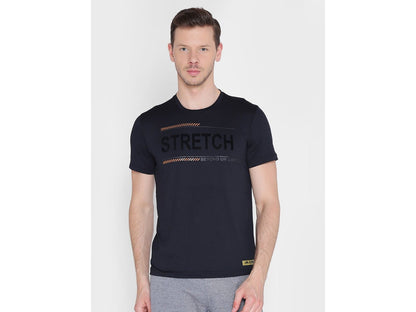 Alcis Men Printed Black T Shirt