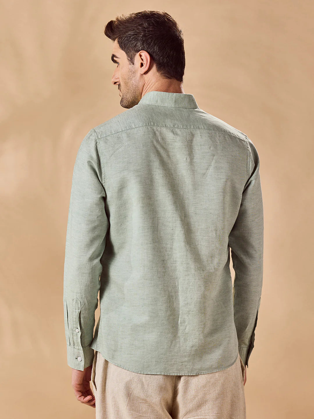 Men Green Casual Shirt