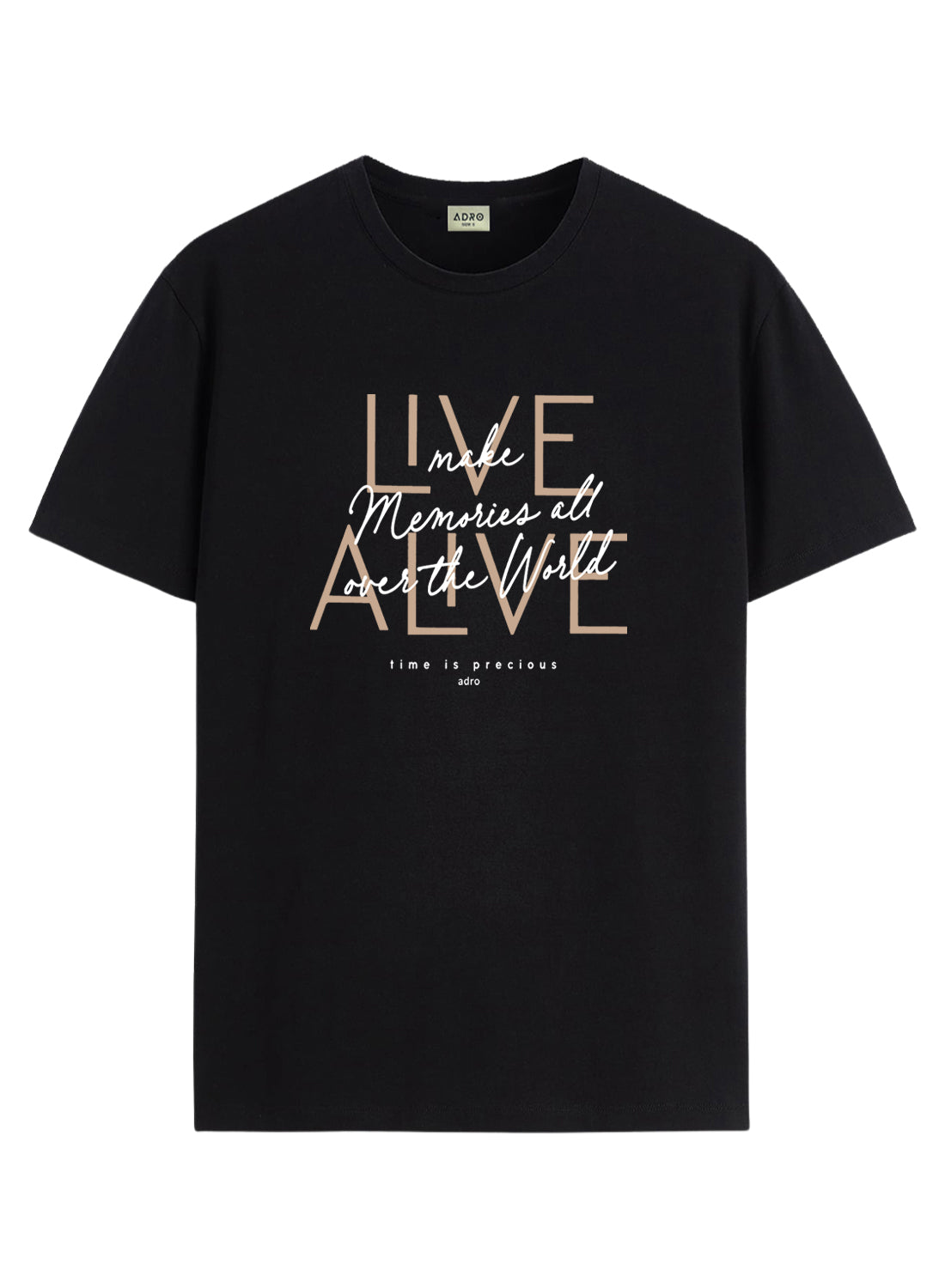 ADRO Printed Tshirt for Men | Cotton Printed T-shirt | Regular Fit Casual Mens T-Shirts | Premium Summer Tshirts