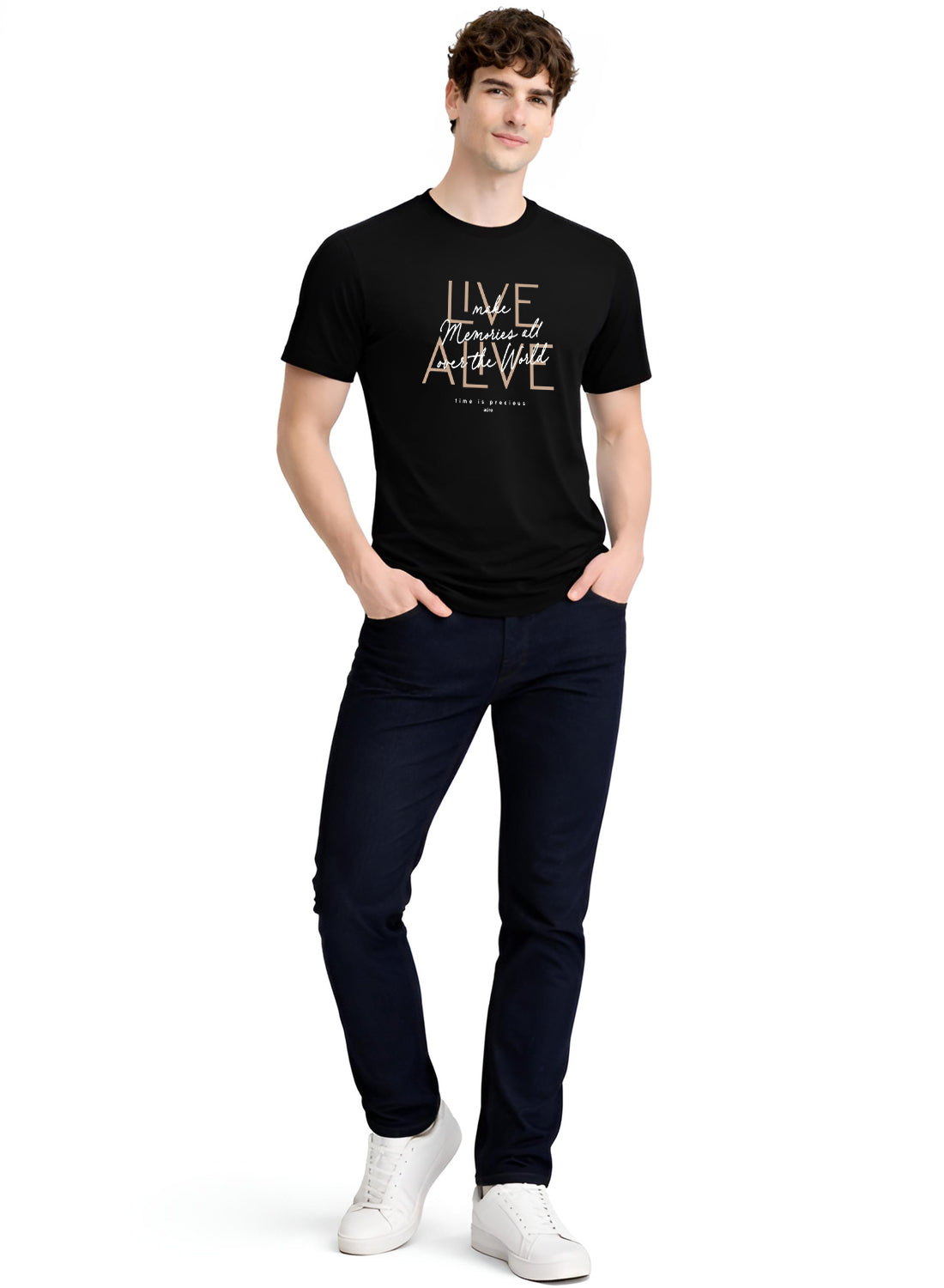ADRO Printed Tshirt for Men | Cotton Printed T-shirt | Regular Fit Casual Mens T-Shirts | Premium Summer Tshirts
