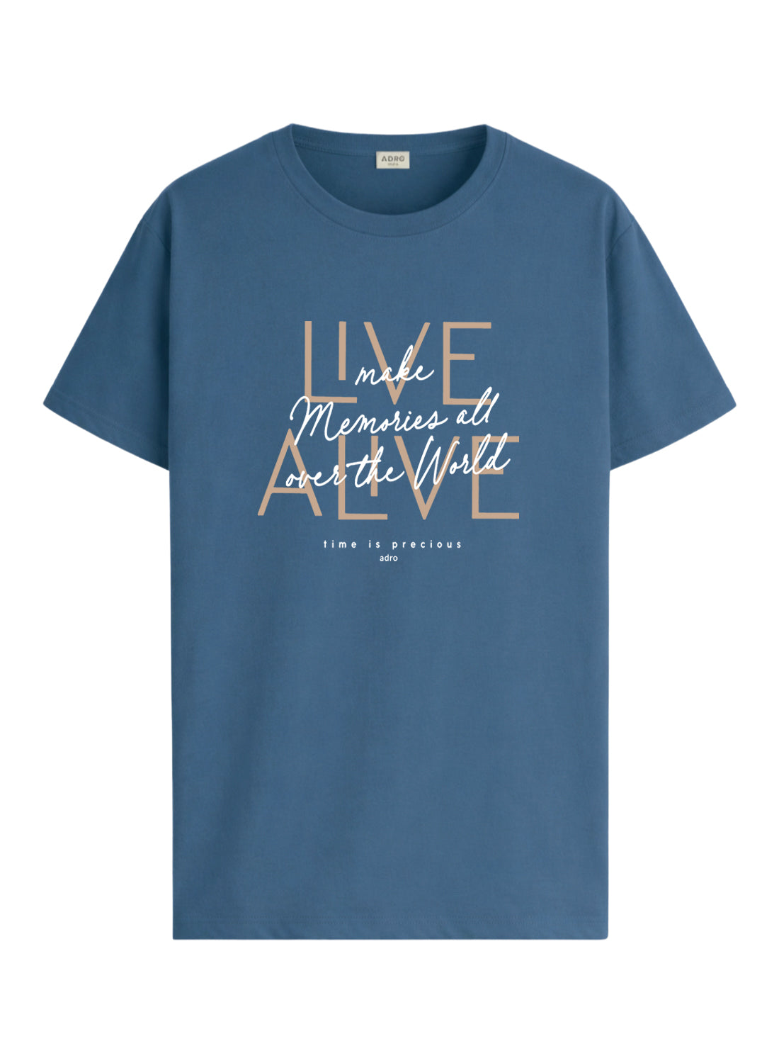 ADRO Printed Tshirt for Men | Cotton Printed T-shirt | Regular Fit Casual Mens T-Shirts | Premium Summer Tshirts