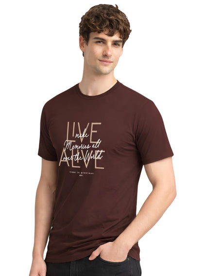 ADRO Printed Tshirt for Men | Cotton Printed T-shirt | Regular Fit Casual Mens T-Shirts | Premium Summer Tshirts