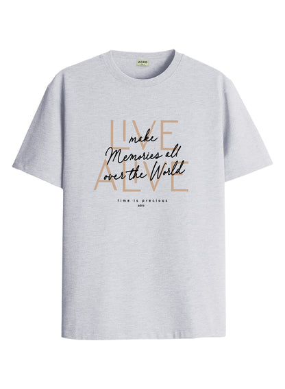 ADRO Printed Tshirt for Men | Cotton Printed T-shirt | Regular Fit Casual Mens T-Shirts | Premium Summer Tshirts