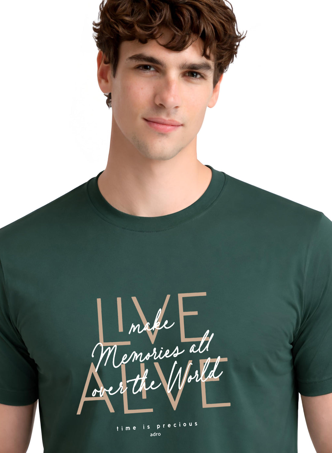 ADRO Printed Tshirt for Men | Cotton Printed T-shirt | Regular Fit Casual Mens T-Shirts | Premium Summer Tshirts