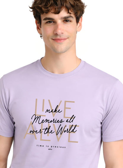 ADRO Printed Tshirt for Men | Cotton Printed T-shirt | Regular Fit Casual Mens T-Shirts | Premium Summer Tshirts