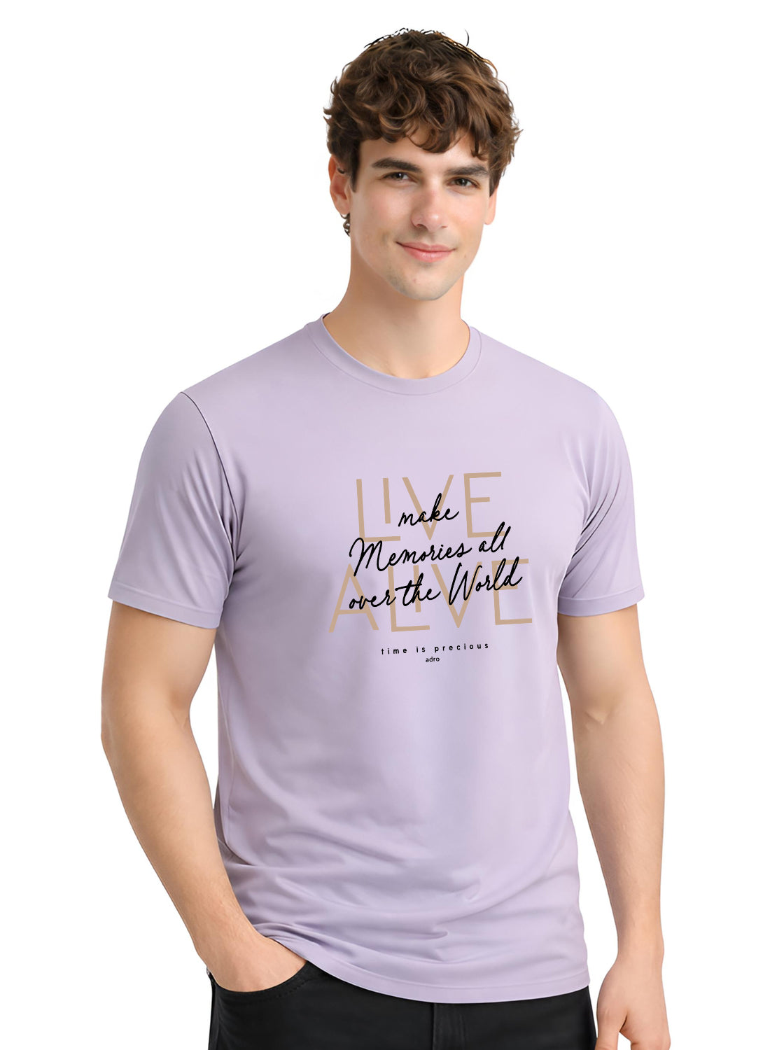 ADRO Printed Tshirt for Men | Cotton Printed T-shirt | Regular Fit Casual Mens T-Shirts | Premium Summer Tshirts