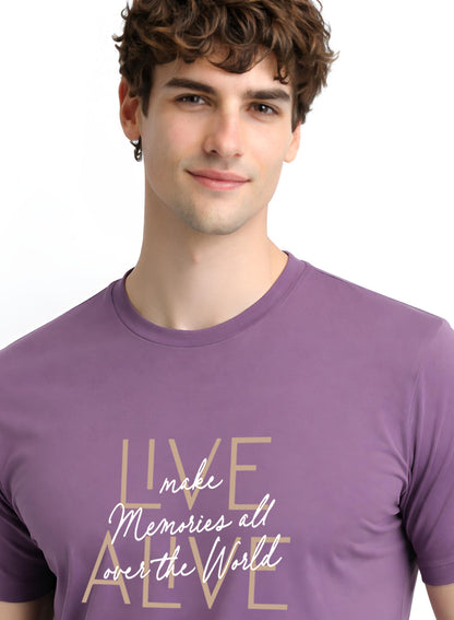 ADRO Printed Tshirt for Men | Cotton Printed T-shirt | Regular Fit Casual Mens T-Shirts | Premium Summer Tshirts